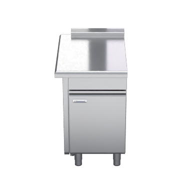 Waldorf 800 Series BTL8550-CD-LH - 550mm Bench Top Low Back Version - Cabinet Base With Fixed Front Panel