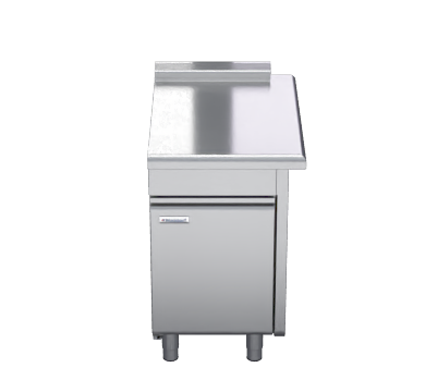 Waldorf 800 Series BTL8550-CD-RH - 550mm Bench Top Low Back Version - Cabinet Base With Fixed Front Panel