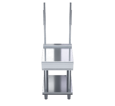 Waldorf 800 Series BTL8600S-LS - 600mm Bench Top With Salamander Support Low Back Version  Leg Stand
