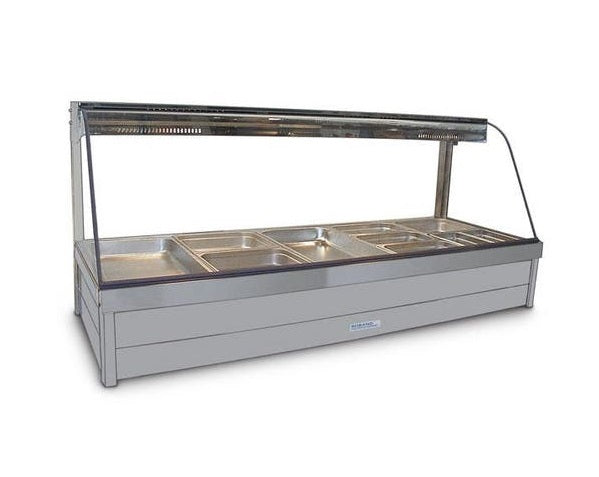 Roband C25 Glass Hot Food Bar Display 10 x 1 / 2 size 65mm