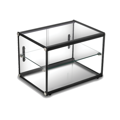 Exquisite CD65 - Two Tiers Flat Glass Ambient Cake Display