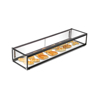 Exquisite CD120 - Two Tiers Flat Glass Ambient Cake Display