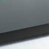 Exquisite CD45-B Two Tiers Curved Glass Ambient Cake Display – Woodgrain Black Colour
