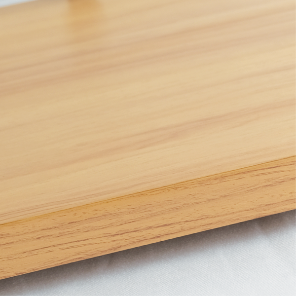 Exquisite CD35-O One Tier Flat Glass Ambient Cake Display – Natural Oak Colour