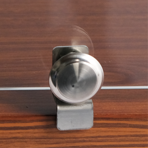 Exquisite CD35-O One Tier Flat Glass Ambient Cake Display – Natural Oak Colour