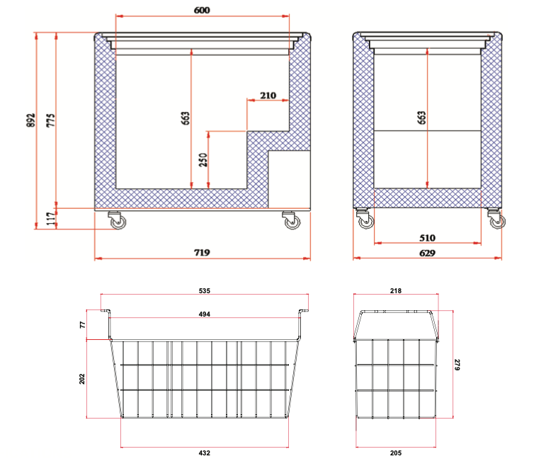 Bromic CF0200FTFG Flat Glass Top Chest Freezer 191L