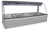 Roband CFX25RD Curved Glass Cold Plate & Cross Fin Coil – Piped & Foamed (no motor) - 10 Pans