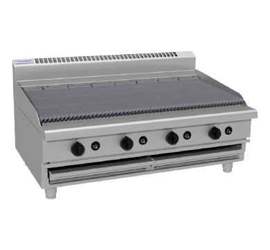 Waldorf 800 Series CH8120G-B - 1200mm Gas Chargrill  Bench Model - Natural Gas