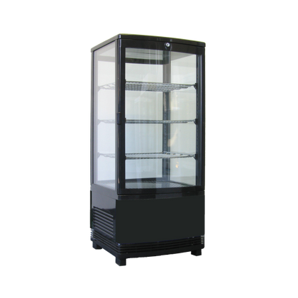 Exquisite CTD78-LED Black Counter Top Display Chillers
