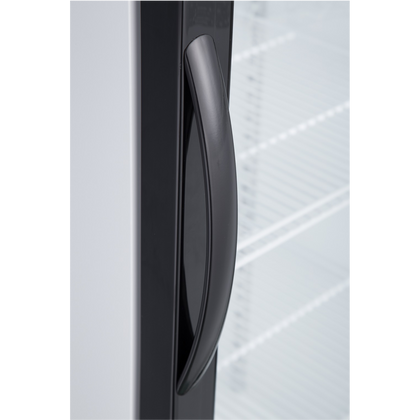 Exquisite DC400PB One Glass Door Upright Display Refrigerators – Black Colour