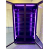 Exquisite DC1100 Three Glass Doors Upright Display Refrigerators – Black