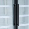 Exquisite DC880P Two Glass Door Upright Display Refrigerators – White