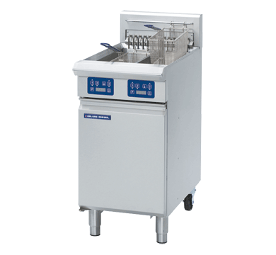 Blue Seal Evolution Series E44E Vee Ray Twin Pan Electric Fryers 450mm