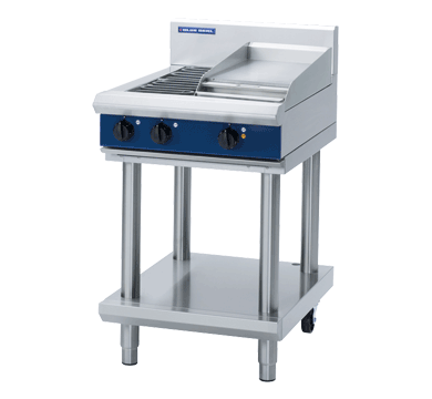Blue Seal E514C-LS 600mm Electric Cooktop Leg Stand - 2 Radiant Elements/300mm Griddle
