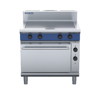 Blue Seal Evolution Series E570 - 900mm Electric Solid Top Static Oven Range