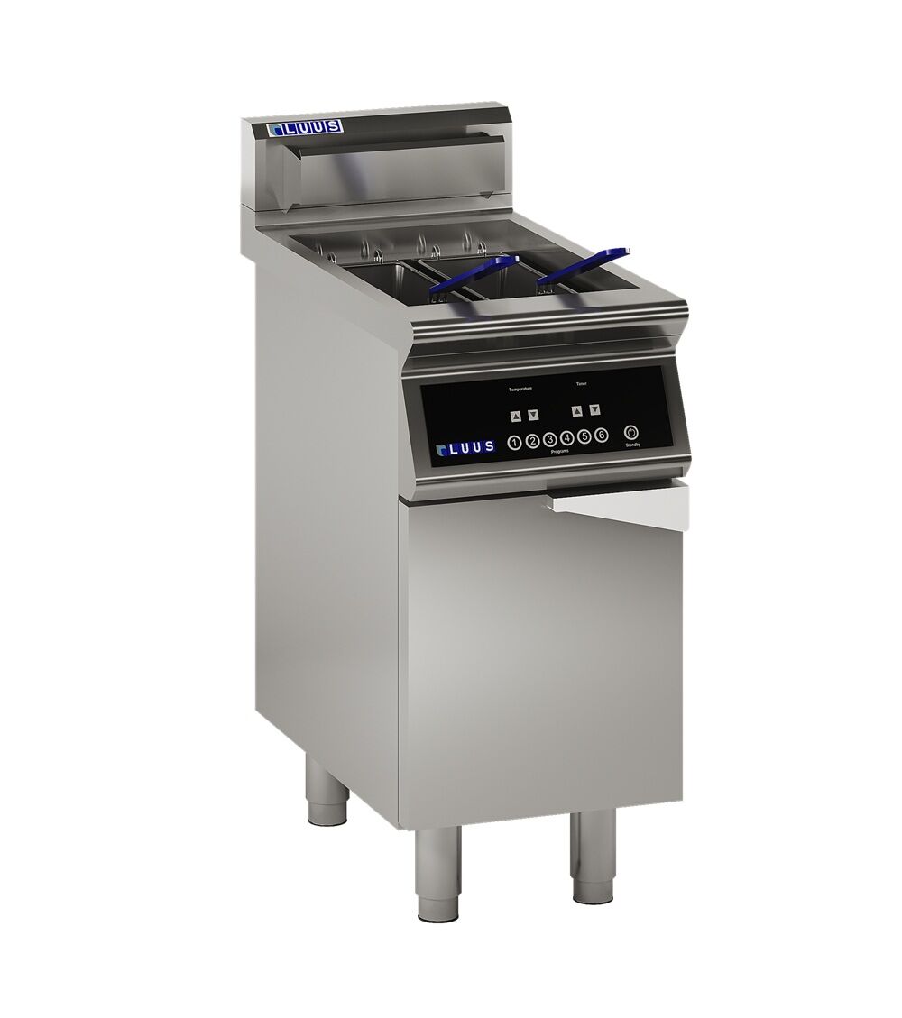 Luus EF7-40 - Twin Basket Electric Induction Fryer