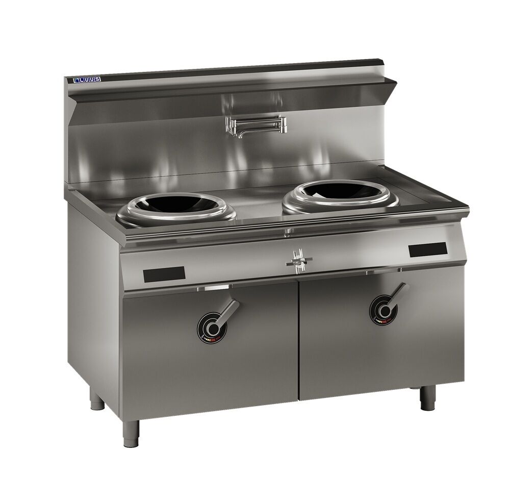 Luus EHW-2C - Electric Induction High Powered Two Hole Wok
