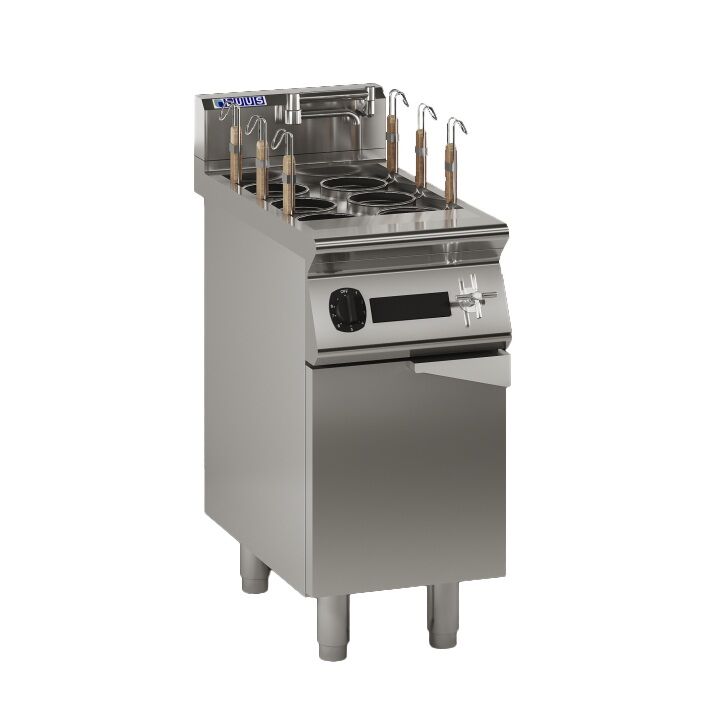 Luus EP7-40 - Electric Induction Pasta Cooker - 6 Square Baskets