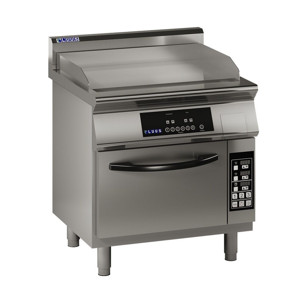 Luus ER7-8P - 800mm Induction Griddle with Electric Oven