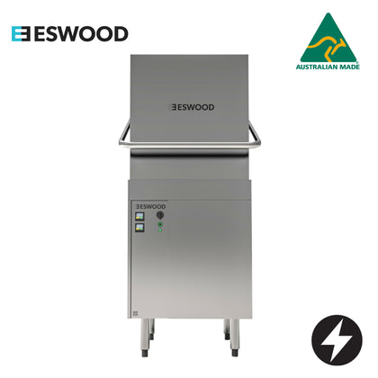 Eswood ES50 Heavy Duty Pass Through Recirculating Dishwasher 415V 500x500 Racks