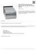 FED EN9-05 Fagor 425mm wide work top to integrate into any 900 series line-up