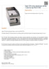 FED FTG-C7-05L Fagor 700 series natural gas chrome 1 zone Gas Griddles / 350x780x290 / 2+2Y Warranty