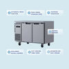 Under Counter Freezer - 2 door - HS12-2F-N