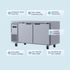 Under Counter Dual Temperature - 2 doors - HS12-2RF-N