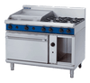 Blue Seal G508B 1200mm Gas Range Static Oven 4 Burners 600mm Griddle