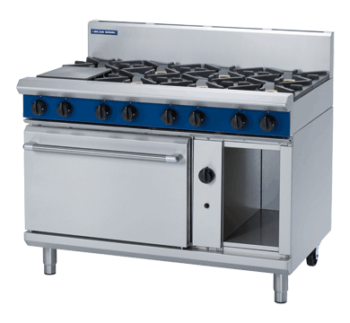 Blue Seal G508D 1200mm Gas Range Static Oven 8 Burners