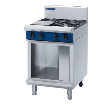 Blue Seal Evolution Series G514D-CB - 600mm Gas Cooktop - Cabinet Base - Natural Gas