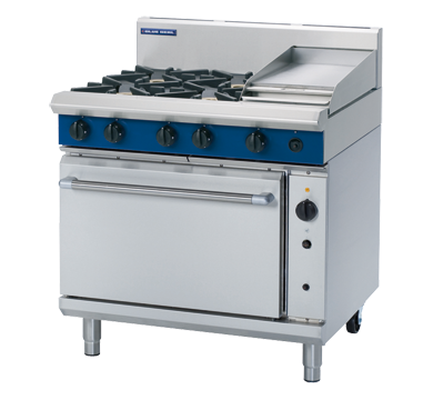 Blue Seal Evolution Series G56C - 900mm Gas Range Convection Oven - Natural Gas