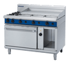 Blue Seal Black Series GE58A 1200mm Gas Combination Cooptop