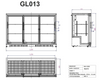Polar GL013-A G-Series Back Bar Cooler with Sliding Doors 320L