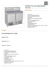 FED GNS900E Two Door Salad Marble Prep Top / 903x700x1195 / 2+2Y Warranty