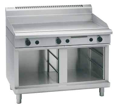 Waldorf 800 Series GPL8120G-CB - 1200mm Gas Griddle Low Back Version  Cabinet Base - LPG