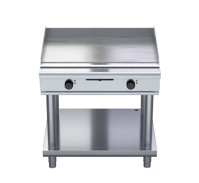 Waldorf 800 Series GPL8900E-LS - 900mm Electric Griddle Low Back Version - Leg Stand