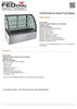 Bonvue H-SL830 Curved Glass Heated Food Display 900x740x1350
