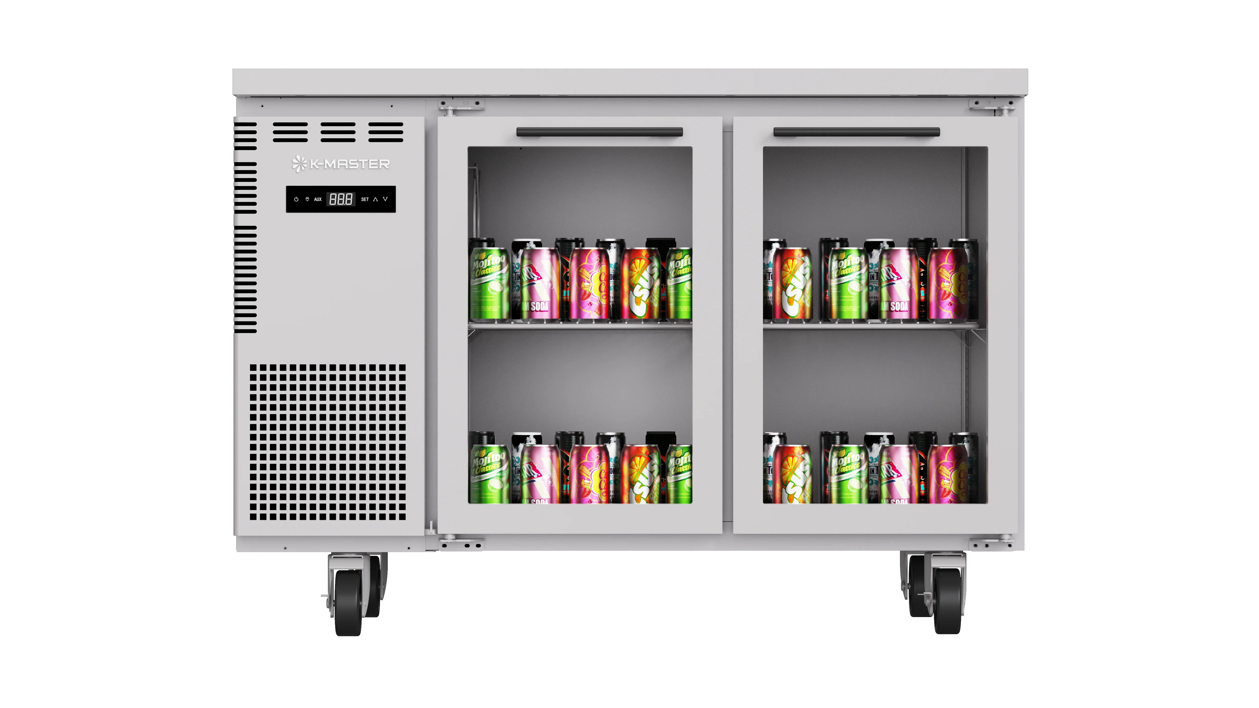 Under Counter Refrigerator - 2 doors - HS12-2RG-N