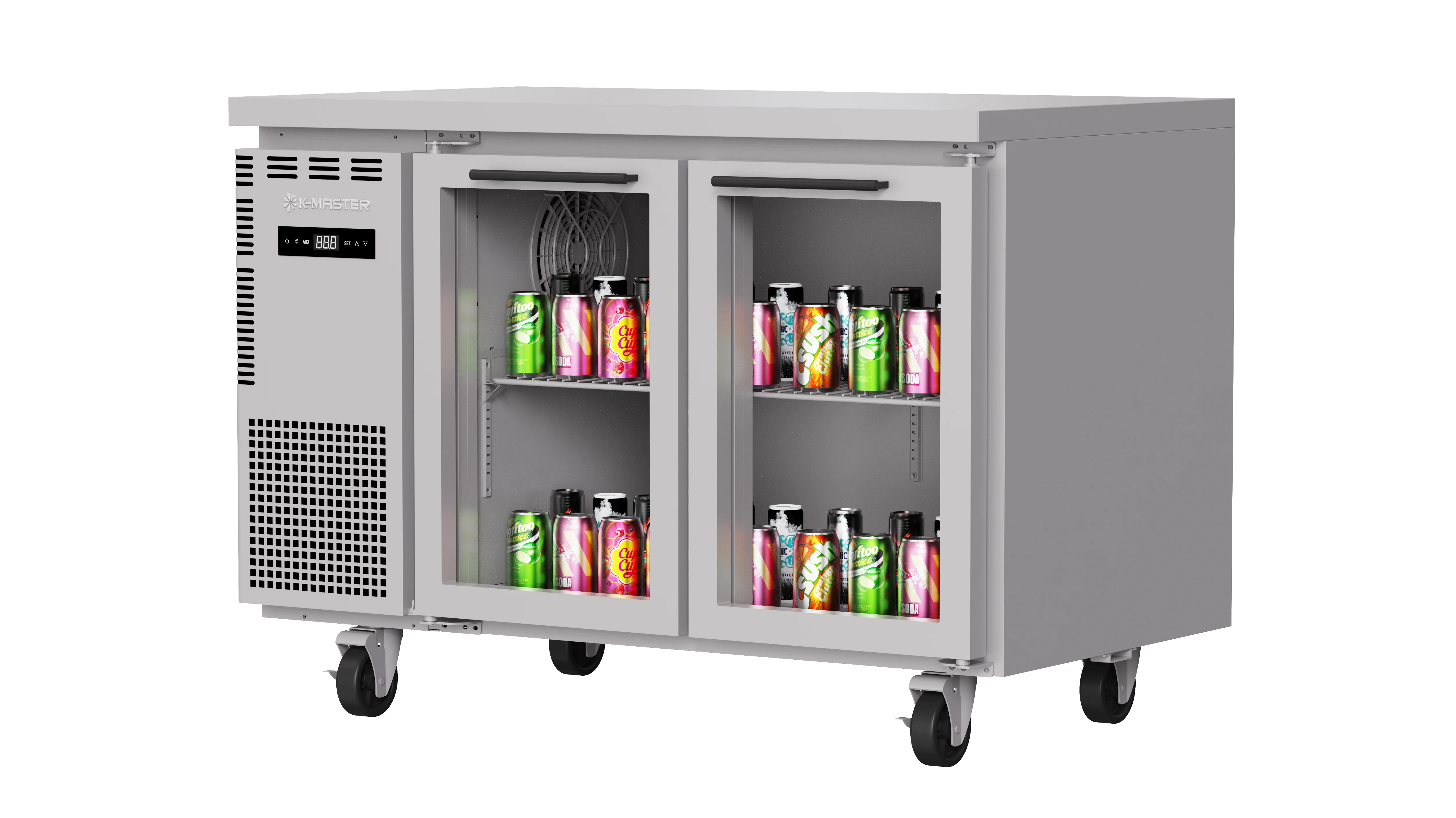 Under Counter Refrigerator - 2 doors - HS12-2RG-N