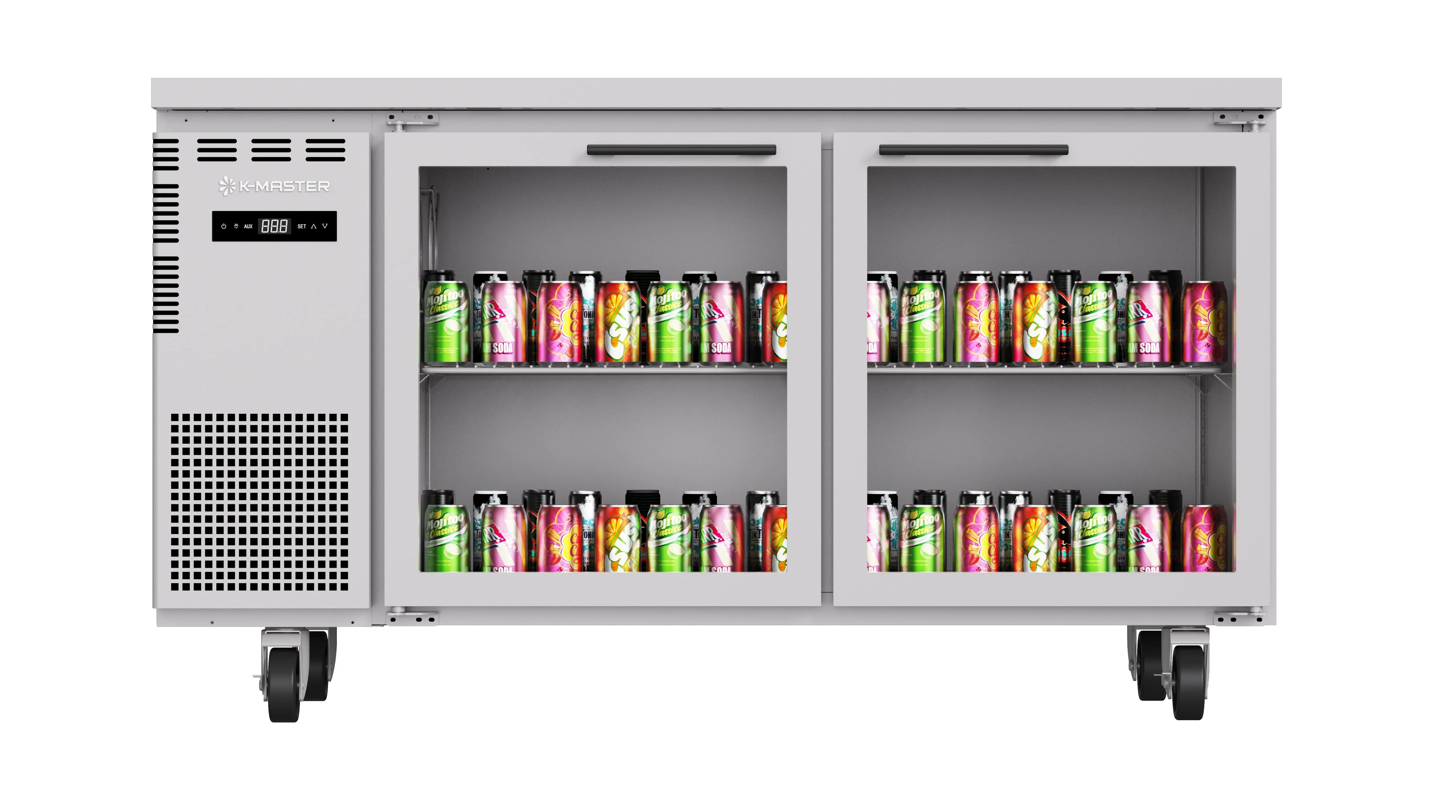 Under Counter Refrigerator - 2 doors - HS15-2RG-N