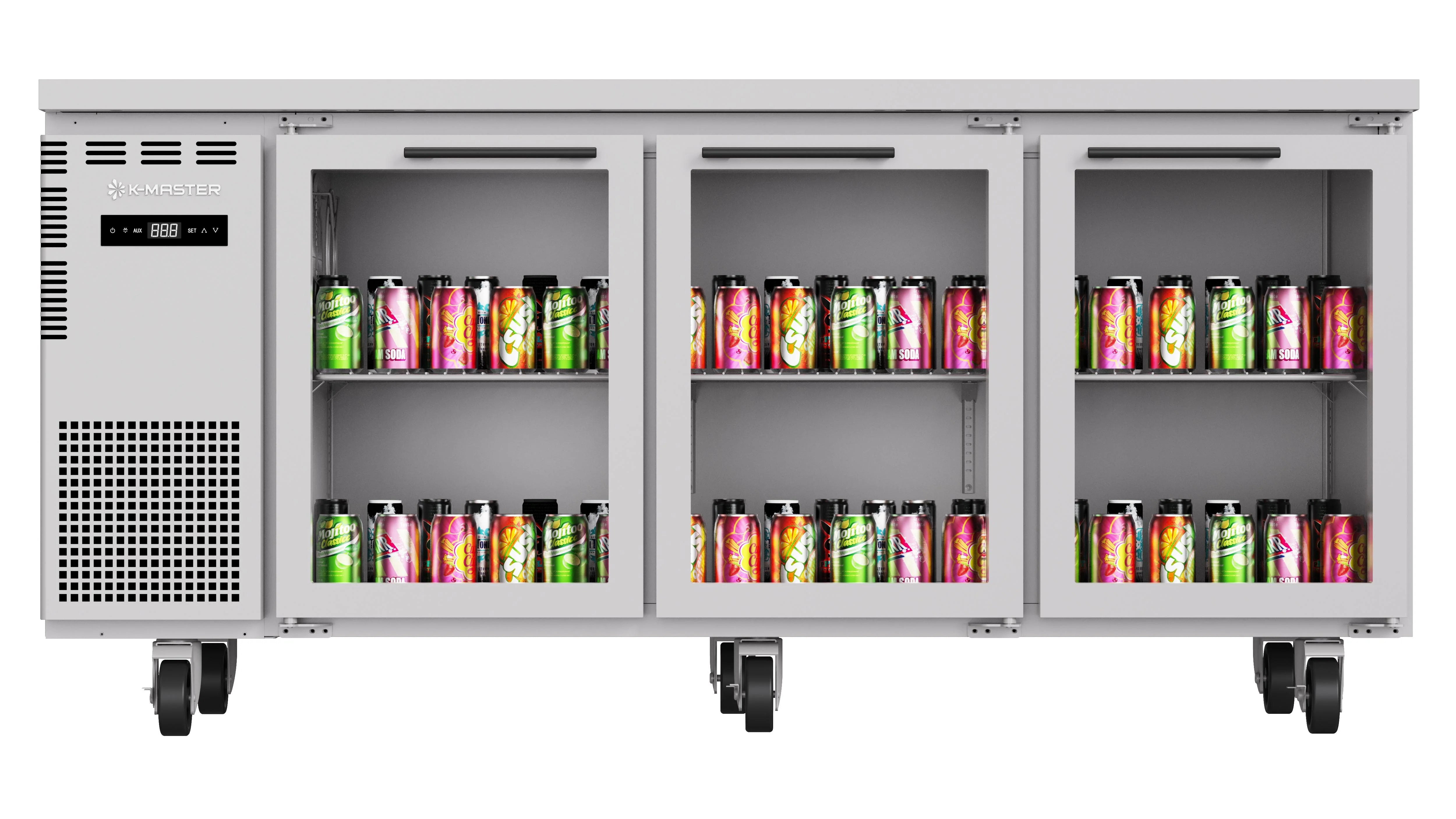 Under Counter Refrigerator - 3 doors - HS18-3RG-N