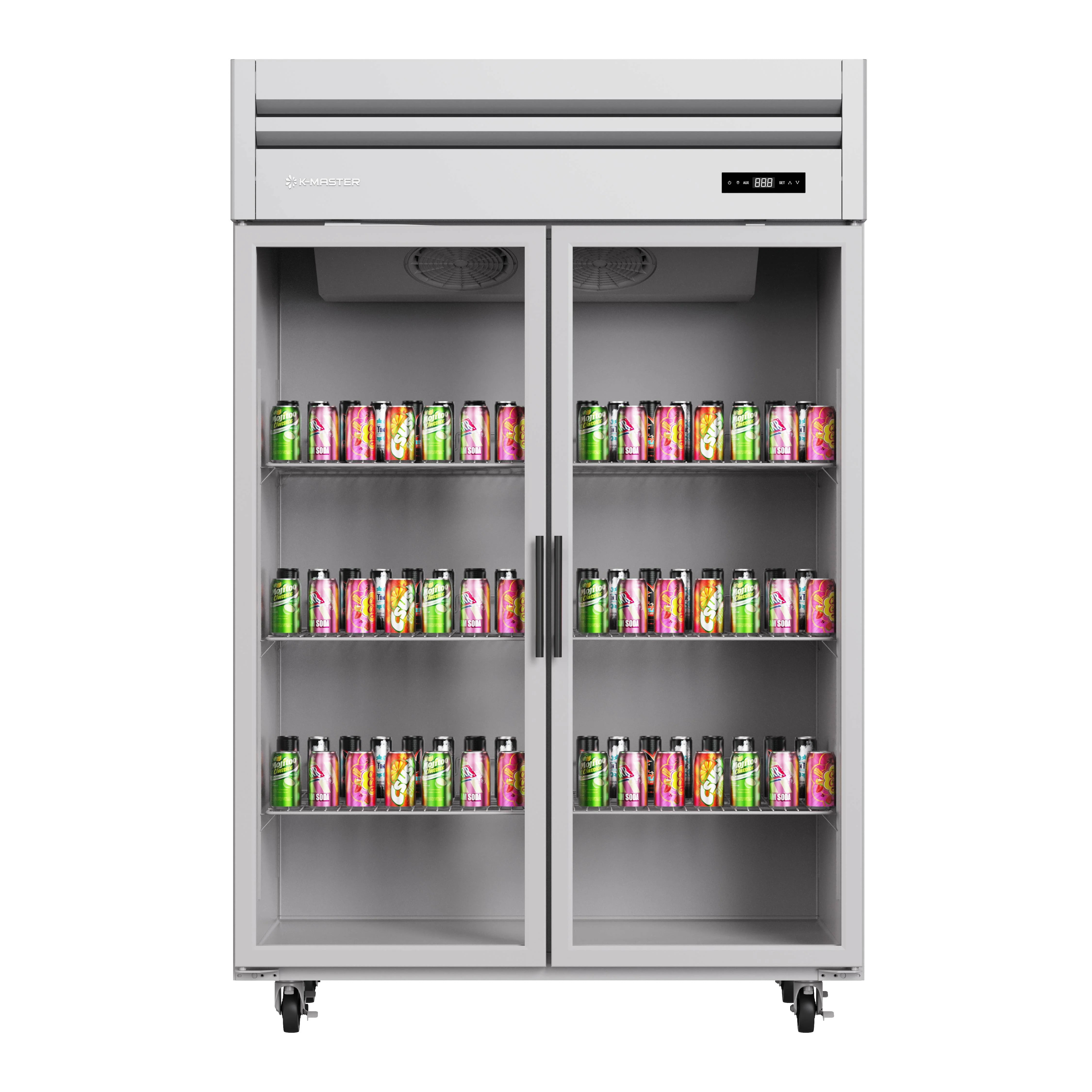 Upright Two Doors Refrigerator - HT45-2RG-N