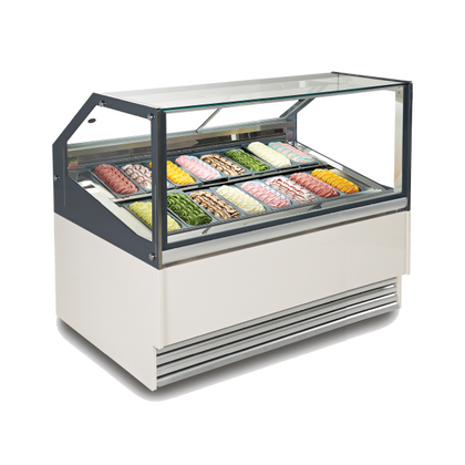 Exquisite IC18T – 18 Tubs Ice Cream Scooping Freezer