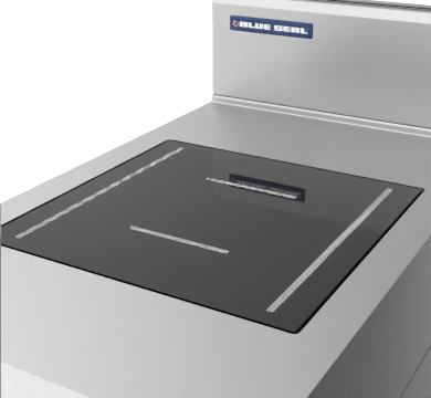 Blue Seal Evolution Series IN511F-LS 450mm Single Full Area Induction Cooktop on Leg Stand