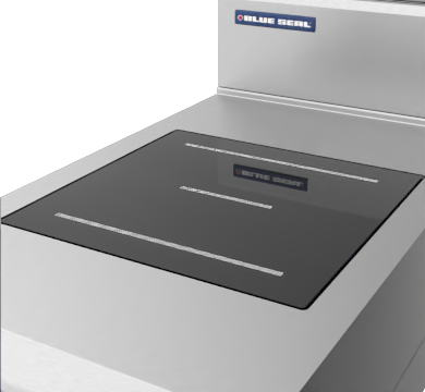 Blue Seal Evolution Series IN511R5-B 450mm Single Round Induction Benchtop Cooktop