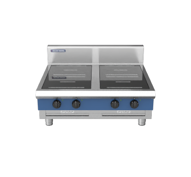 Blue Seal Evolution Series IN514R3-B 900mm Four Round Induction Benchtop Cookto