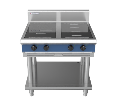 Blue Seal Evolution Series IN514R5-LS 900mm Four Round Induction Cooktop on Leg Stand