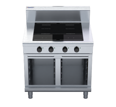 Waldorf 800 Series IN8400F-CB - 900mm Electric Induction Cooktop - Cabinet Base