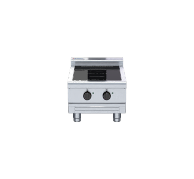 Waldorf 800 Series INL8200R5-B - 450mm Electric Induction Cooktop Low Back Version - Bench Model